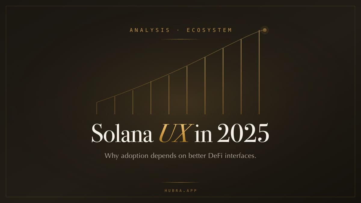 Solana's UX Gap in 2026: Why Adoption Hinges on Simpler DeFi